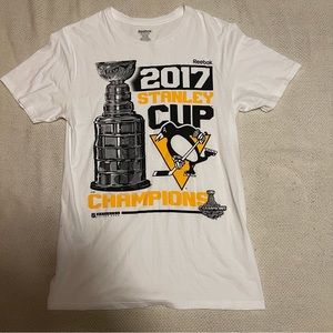 2017 Pittsburgh Penguins Reebok Stanley Cup Tee